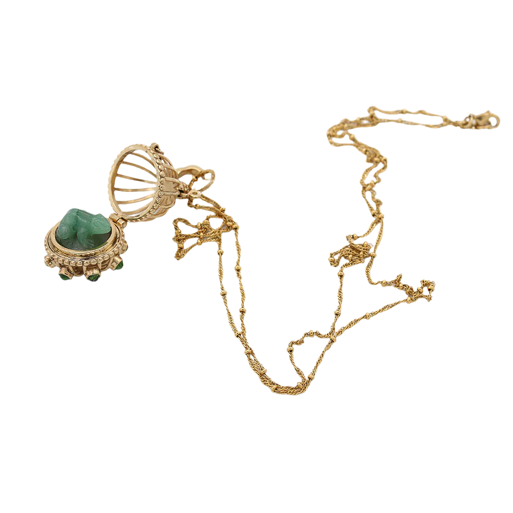 Sacha Frog Amulet Necklace