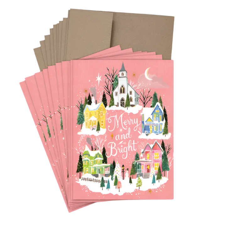 Merry & Bright Holiday Boxed Cards