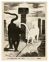 Manet's The Cats' Rendezvous Bookmark