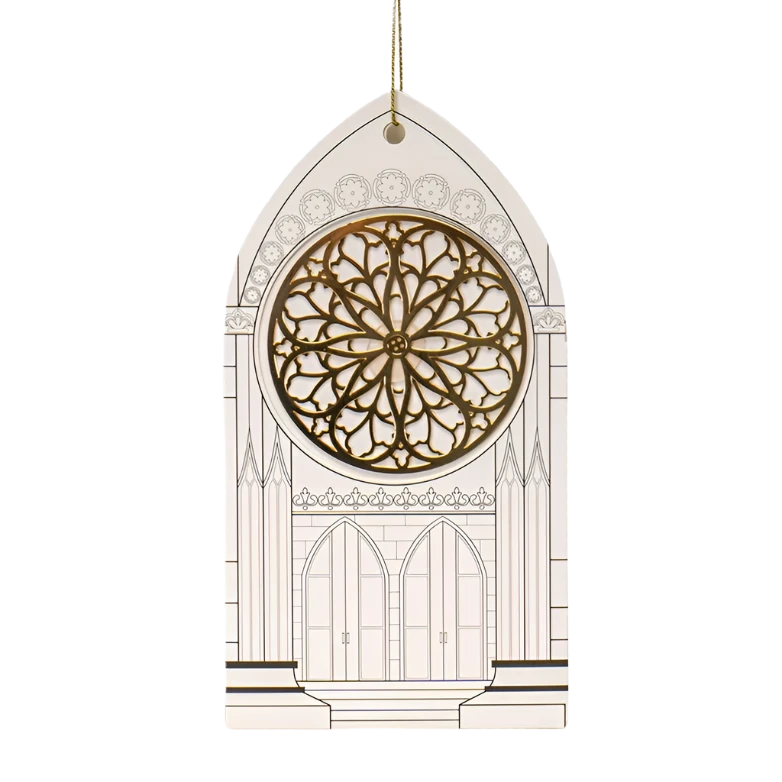 St. Patrick's Cathedral Rose Window Ornament