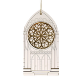 St. Patrick's Cathedral Rose Window Ornament