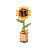 Sunflower 3D Wooden Flower Puzzle