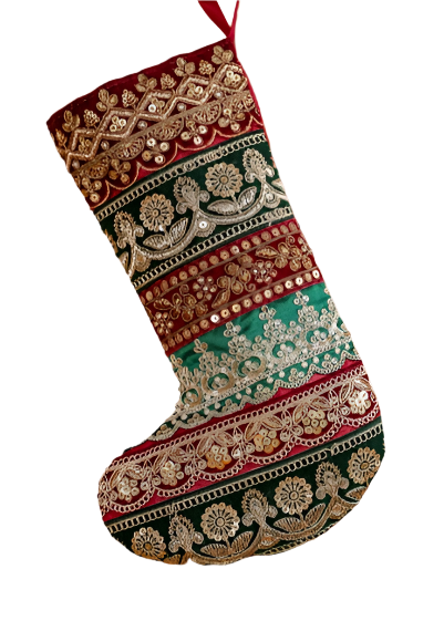 Holiday Bel Canto Fireplace Stocking