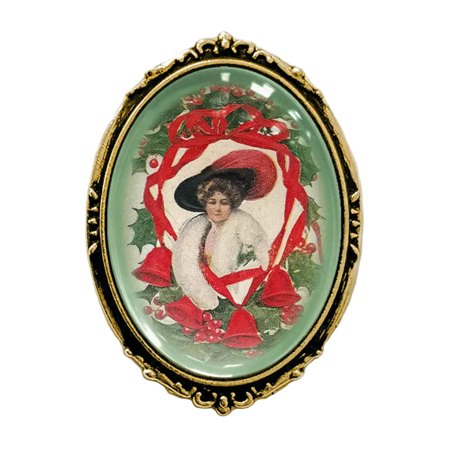 Victorian Holiday Brooch