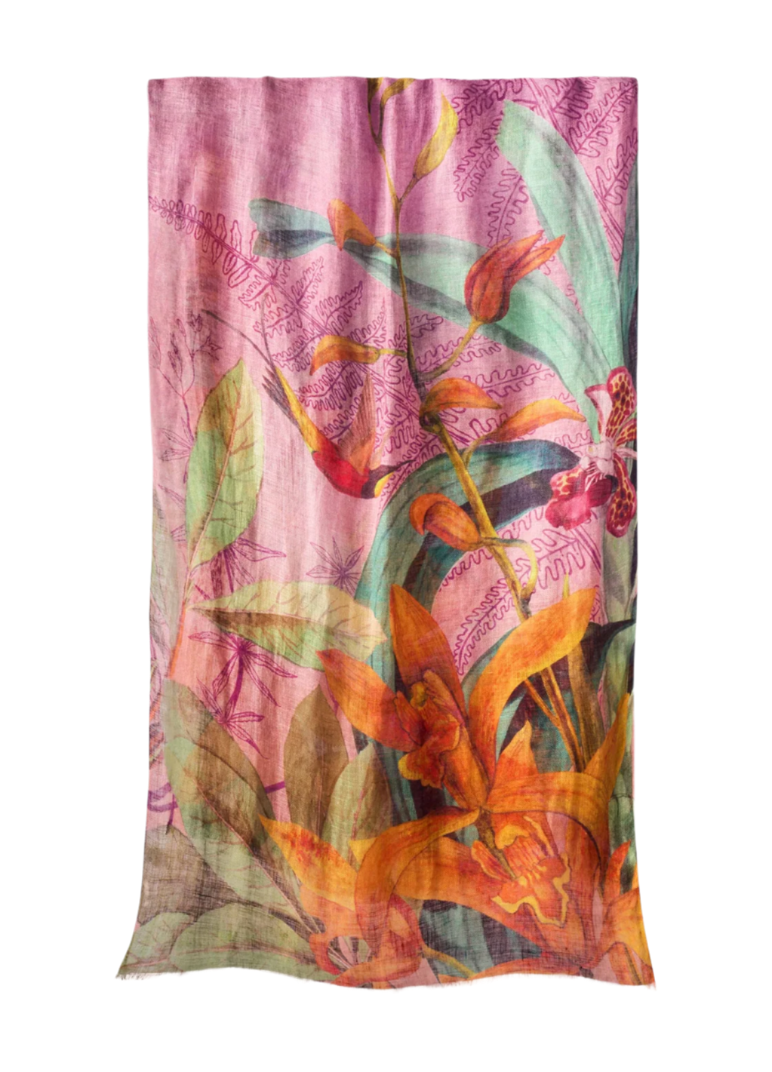 Linen Blend Botany Bliss Scarf