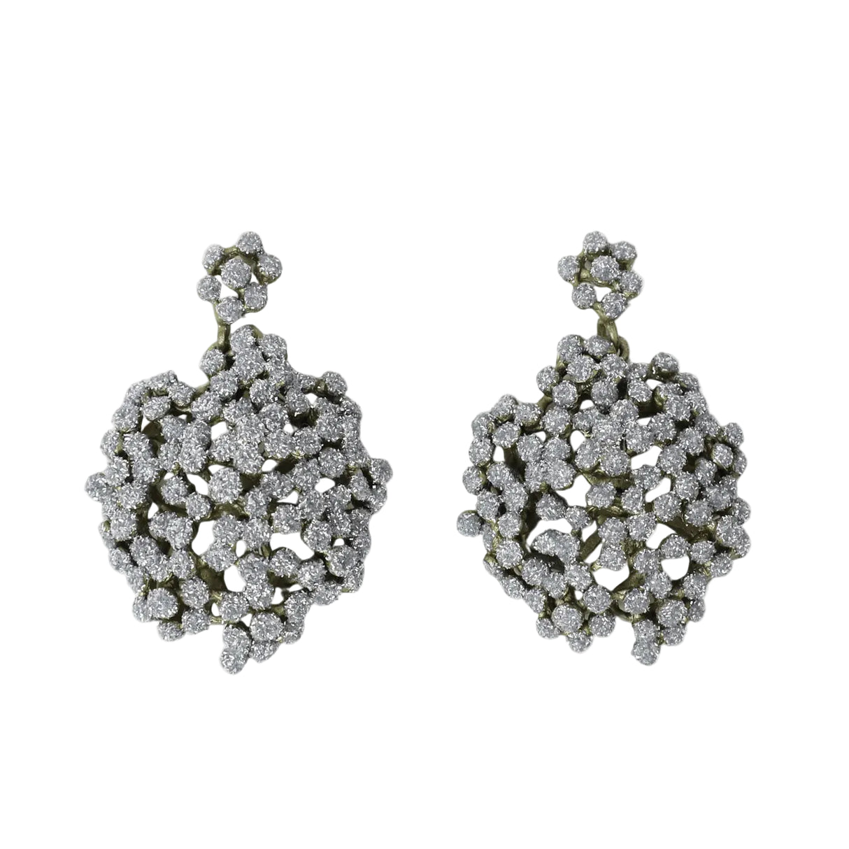 Queen Anne's Lace Statement Post Earrings