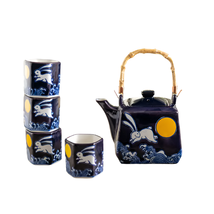 Moon Rabbit Tea Set