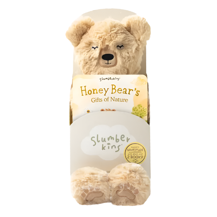 Honey Bear Plush & Book Set