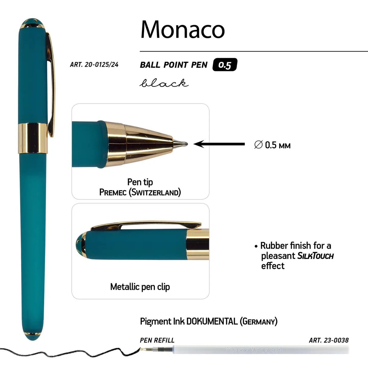 Monaco Emerald Ballpoint Pen