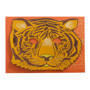 Tiger Mask Greeting Card