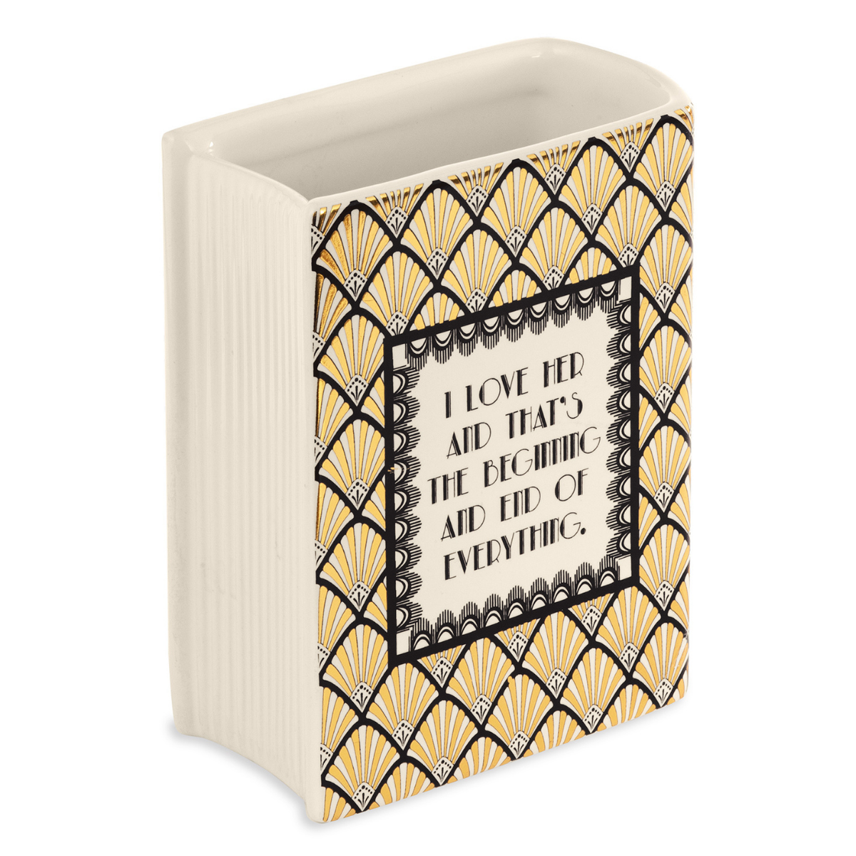 The Great Gatsby Book Vase