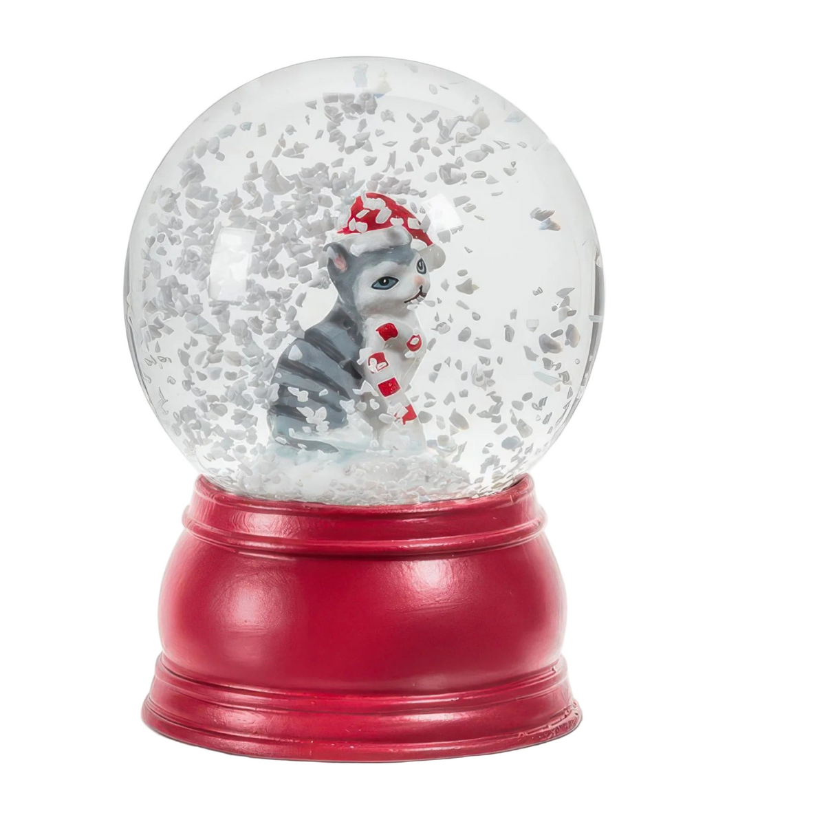 Holiday Cat Snow Globe