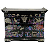 Exquisite Peacock Mother-of-Pearl Inlaid Jewelry Box