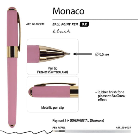 Monaco Pink Ballpoint Pen