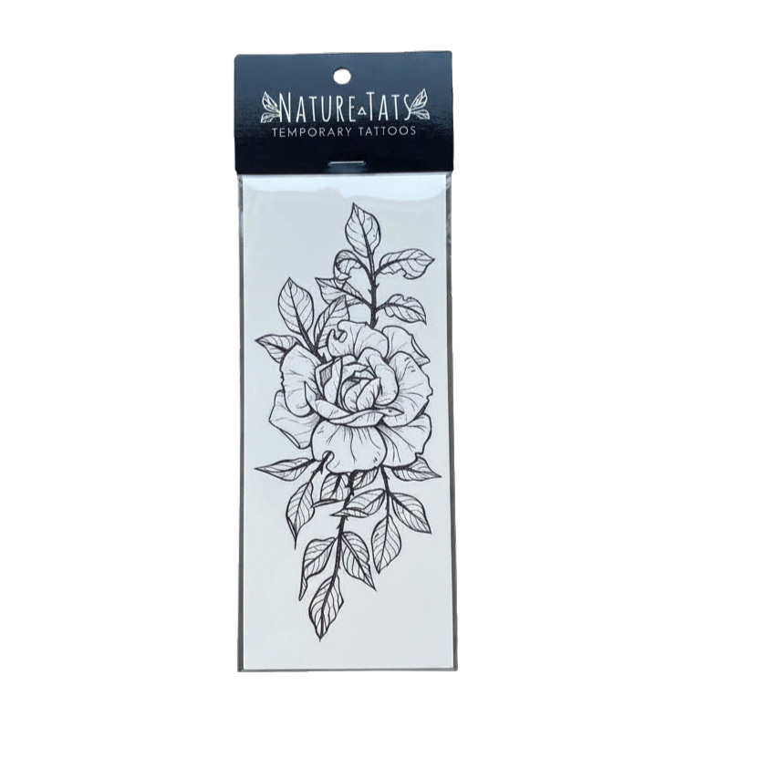 Rose Blossom Temporary Tattoo