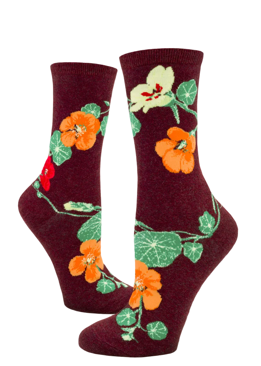 Crew Nasturtium Socks