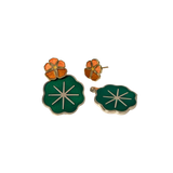 Nasturtium Jacket Earrings