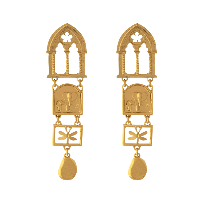 Palace Window Drop Earrings