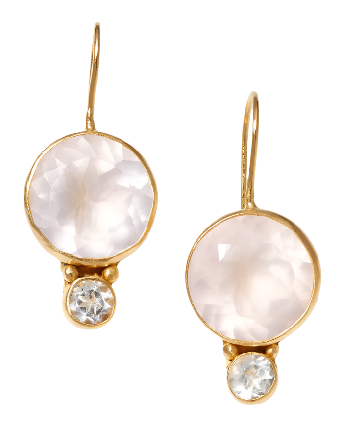 Rose Quartz Earrings