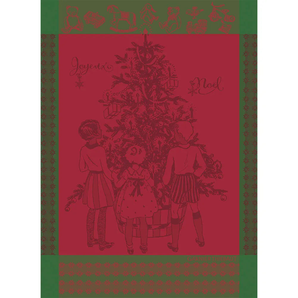 Noel D'Enfance Houx Jacquard Kitchen Towel