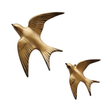 Golden Swallow Wall Decor