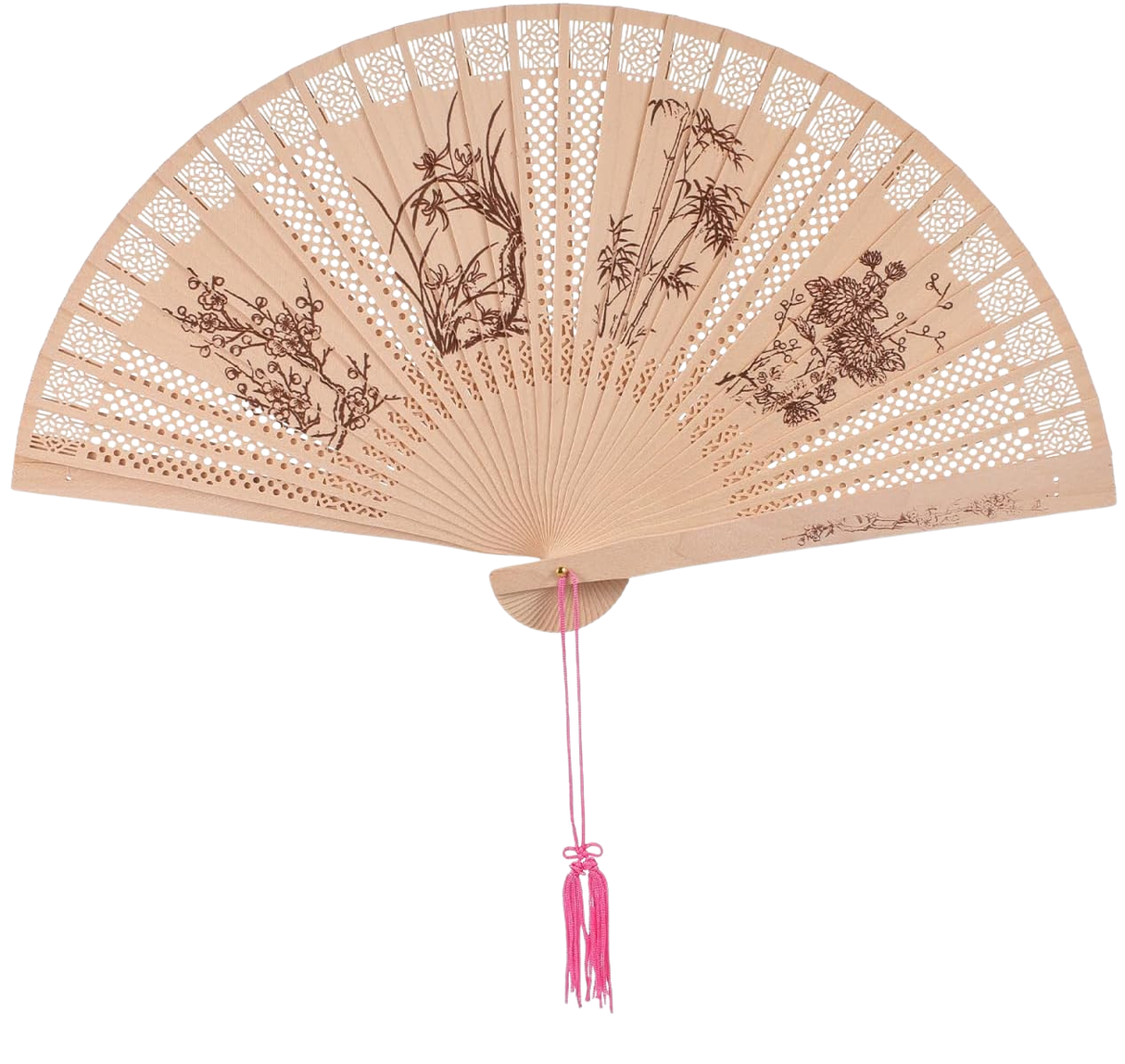 Sandalwood Floral Fan