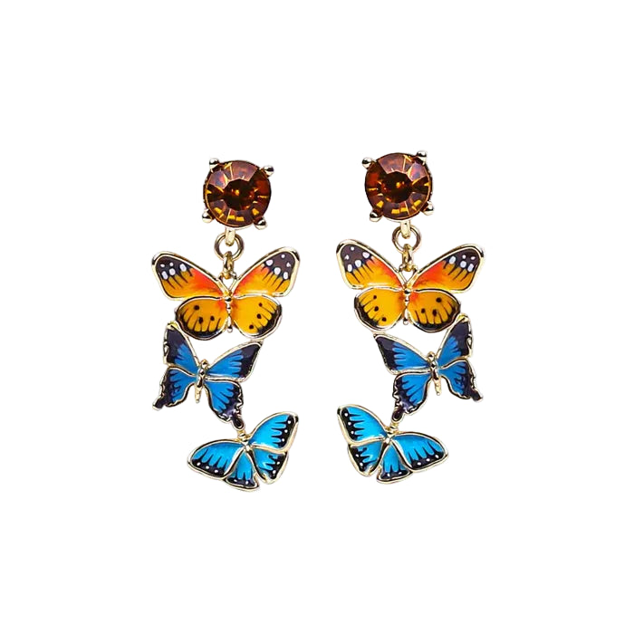 Butterfly Drop Earrings