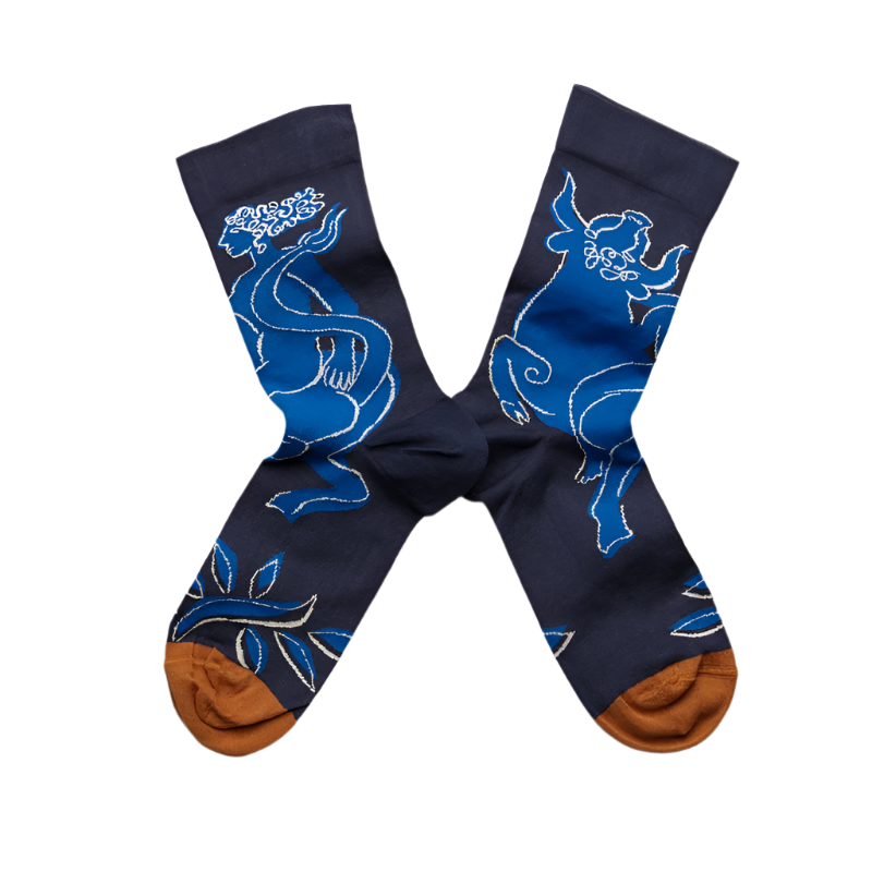 Slate Bull Socks