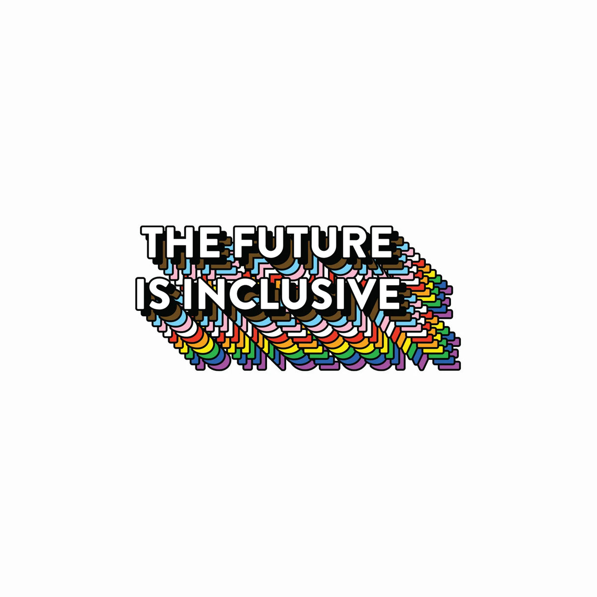 The Future is Inclusive Temporary Tattoo