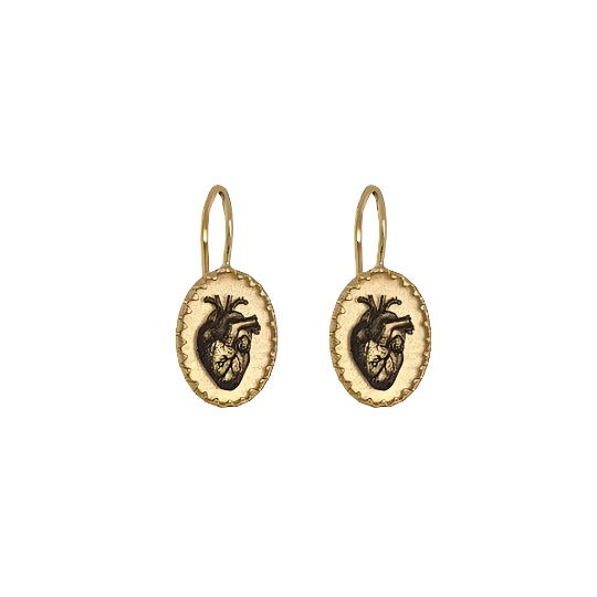 Victorian Heart Earrings