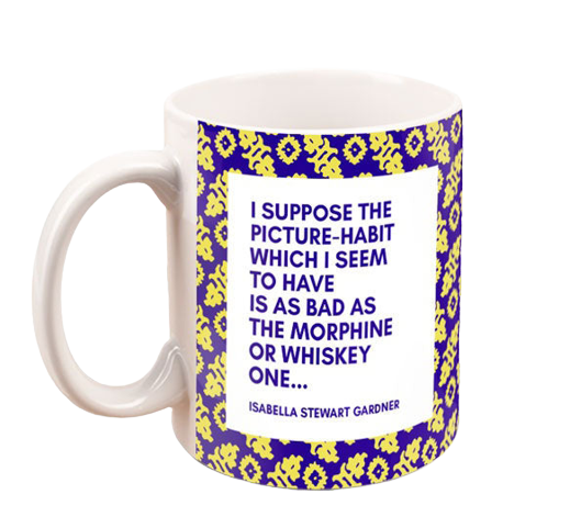 Isabella Quote Mug: "Picture Habit"