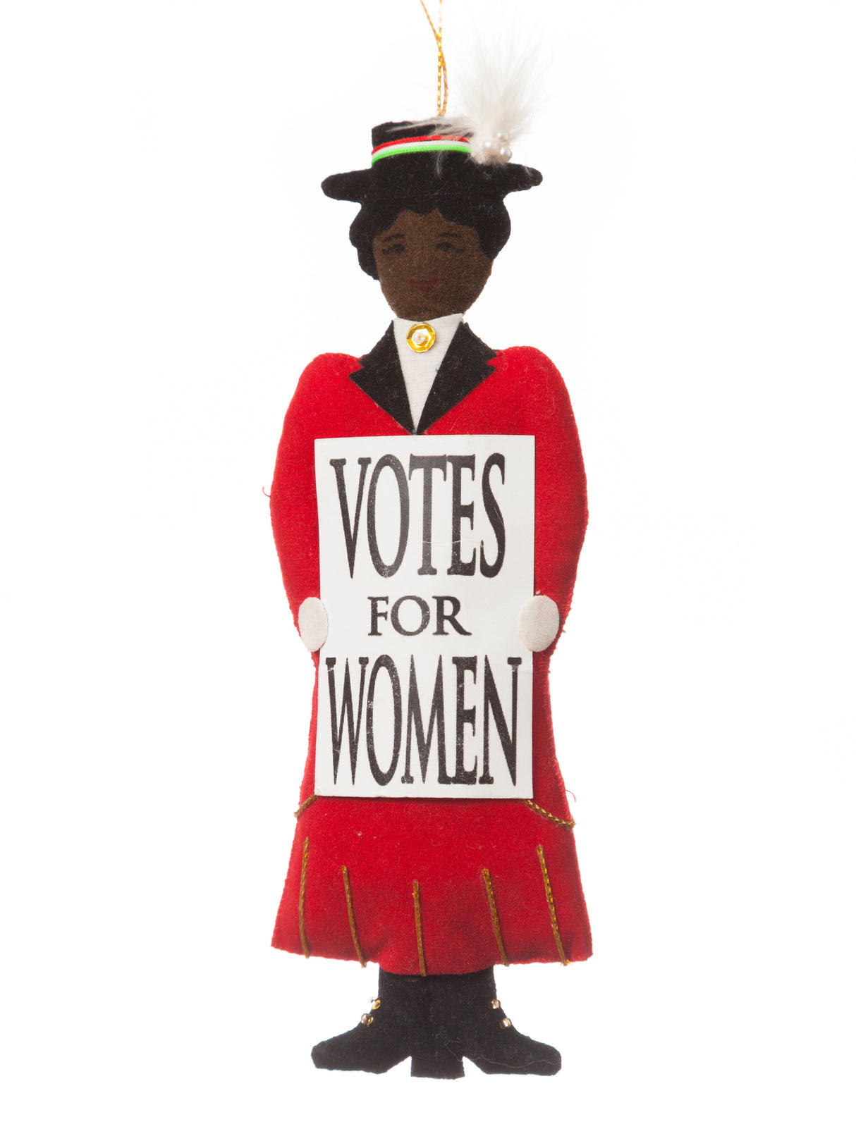 Patricia the Suffragette Ornament