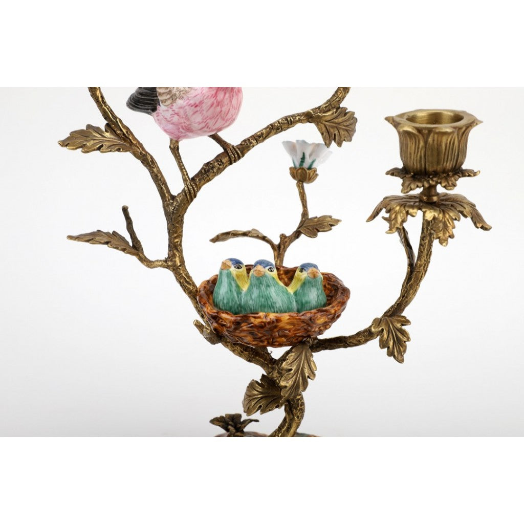 Bird's Nest Candlestick Stand