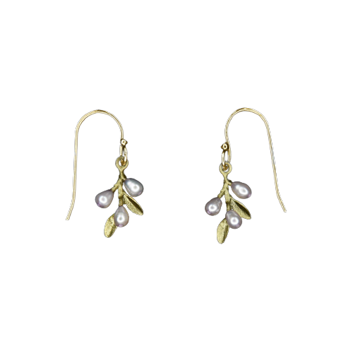 Flowering Thyme Dainty Wire Earrings