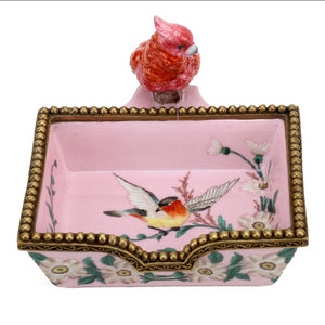 Pink Parrot Tray