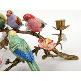 Bird Party Candlestick Stand