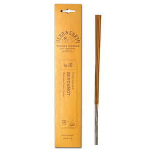 Bergamot Bamboo Incense Pack