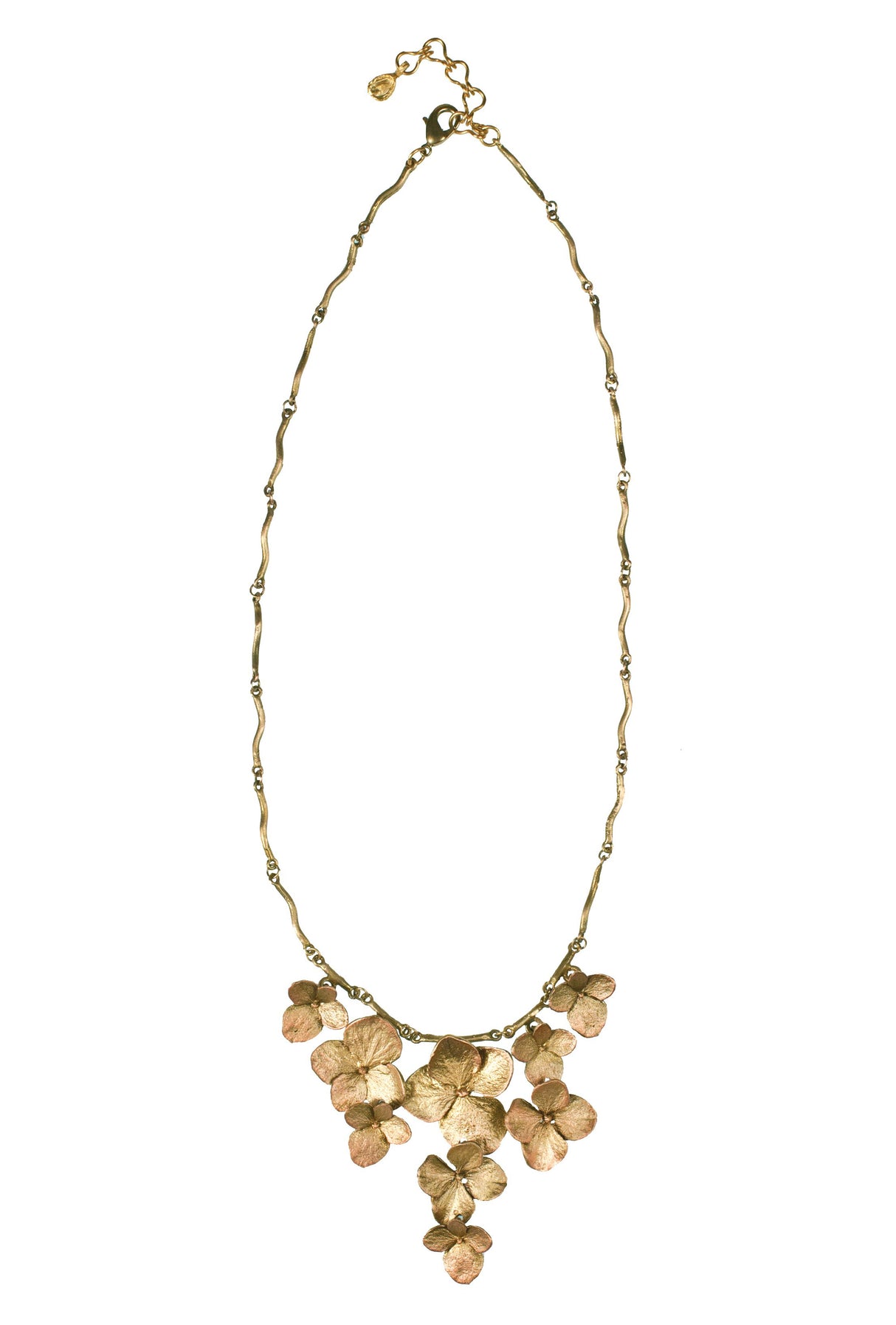 Hydrangea Contour Necklace