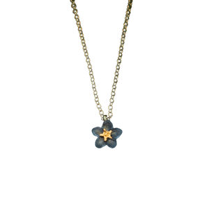 Forget-Me-Not 1 Flower 16" Pendant Necklace