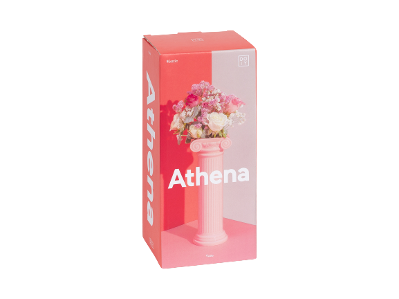 Athena Vase in Pink