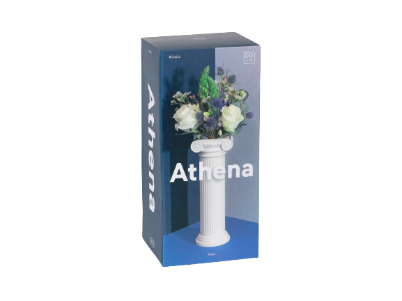Athena Vase in White