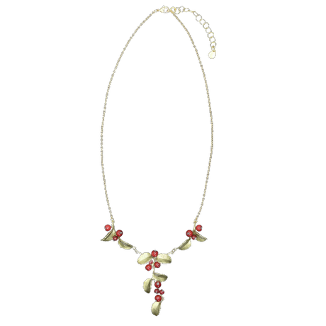 Holly Red Jade 16" Necklace