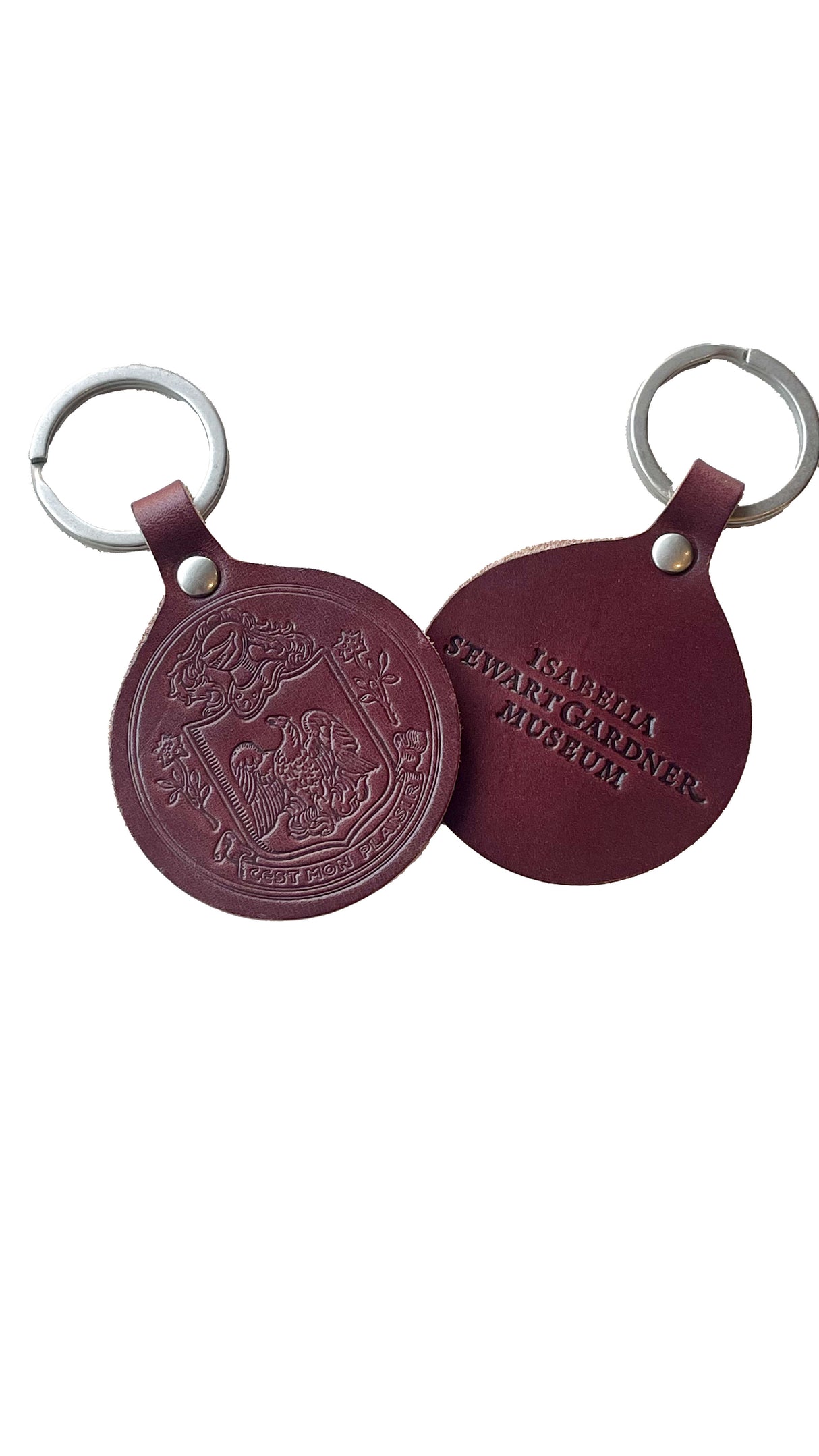 Todder x Gardner Museum Crest Leather Key Fob