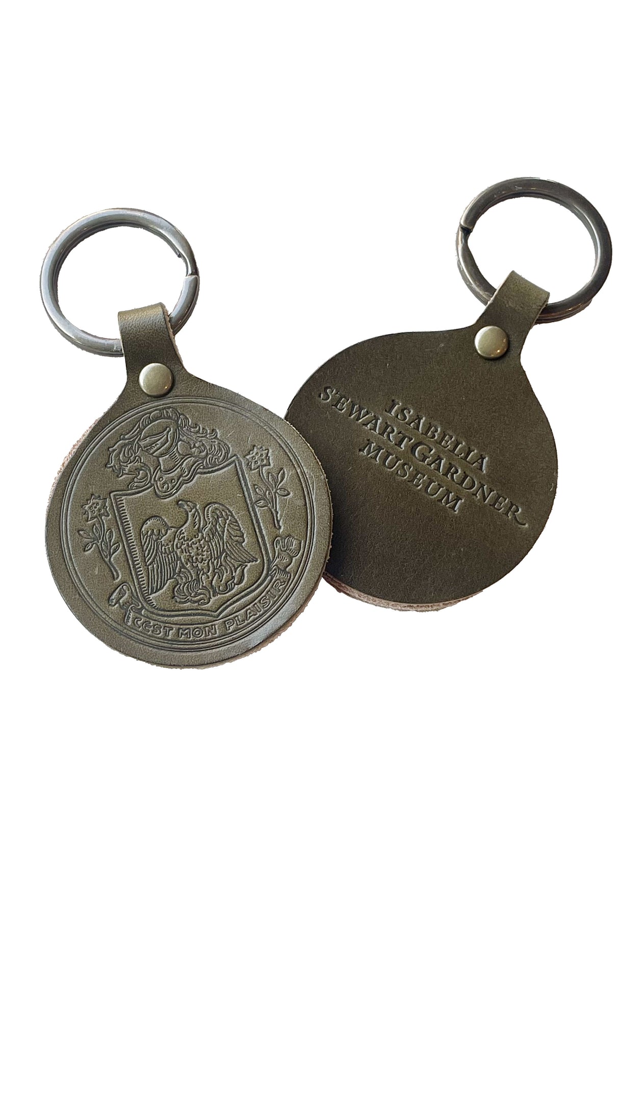 Todder x Gardner Museum Crest Leather Key Fob