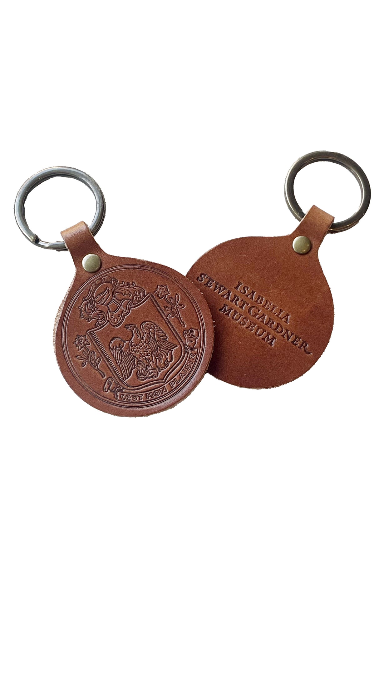 Todder x Gardner Museum Crest Leather Key Fob