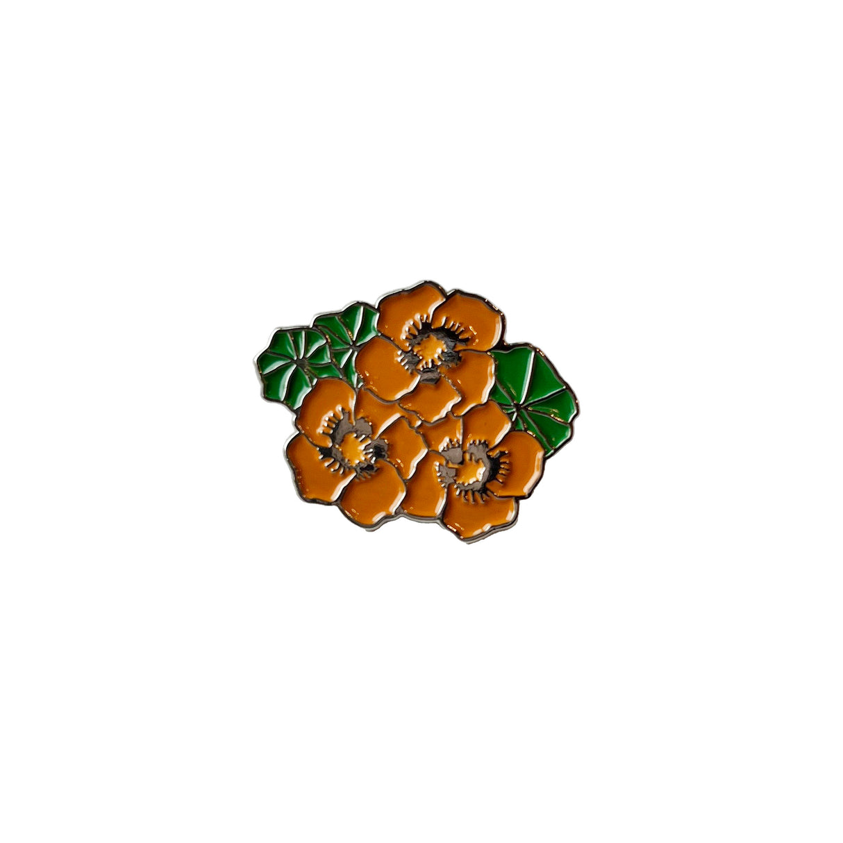 Nasturtium Enamel Pin