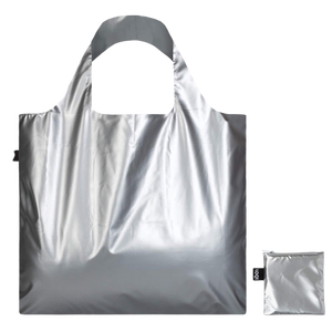 Silver Foldable & Reusable Tote