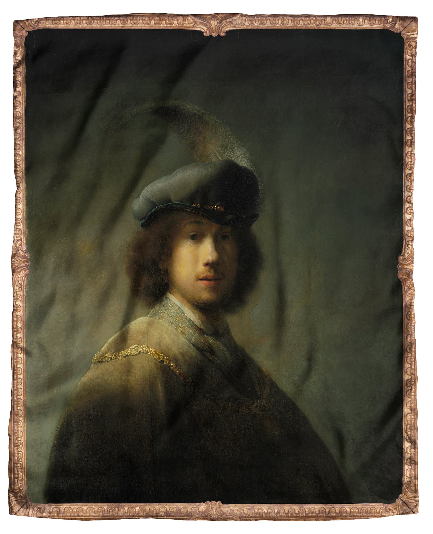 Rembrandt Self-Portrait Silk Scarf