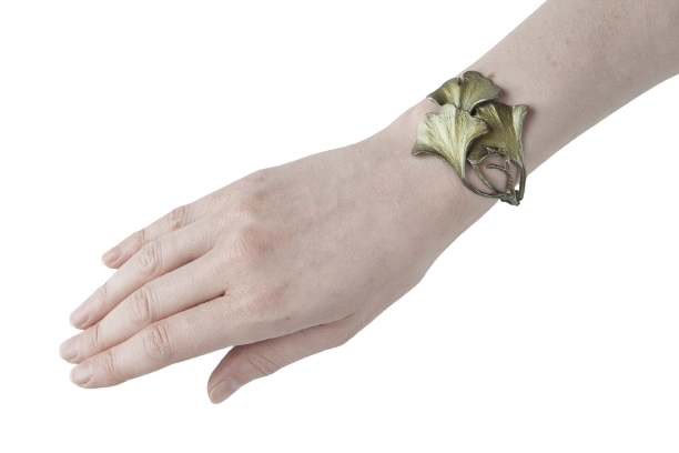 Ginkgo Cuff Bracelet