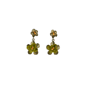 Desert Flower Drop Post Earrings